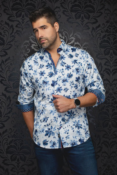 Au Noir Men's Amaro Light Blue Shirt SS26