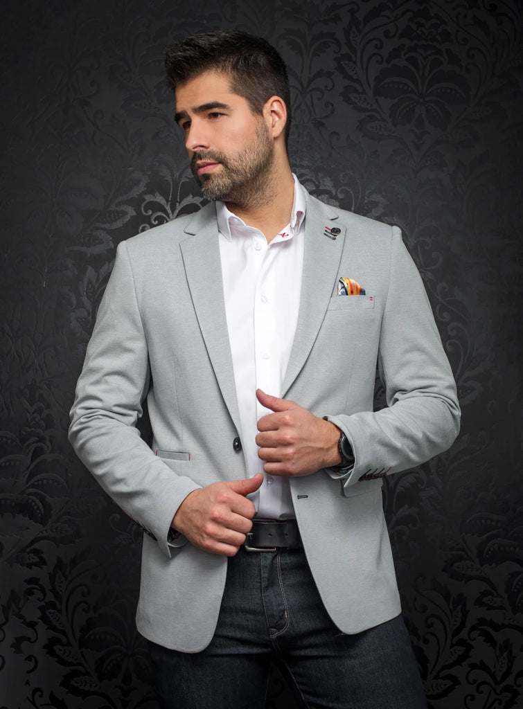 Silver blazer deals mens