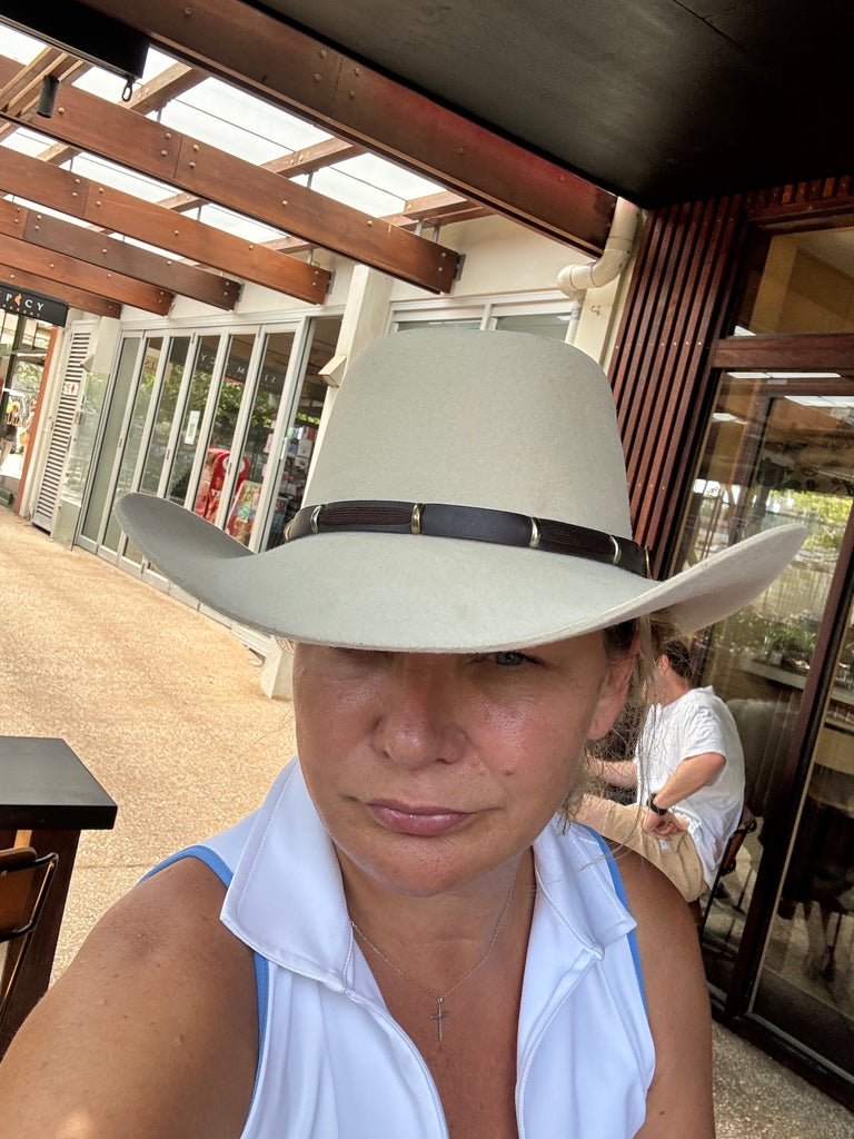 Outback Survival Gear Nullarbor 100% Australian Wool Hat in MOCCA