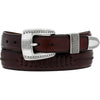 BRIGHTON Brown Mens Belt Salina Taper 74807 FW25