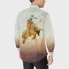 Baha Ranch Bull Rider Men's Long Sleeve Shirt D3089466 SS25 - Saratoga Saddlery & International Boutiques