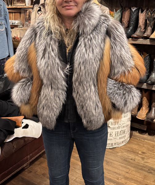 Bergen of Norway Silver & Red Fox Zip Chubby FW26 NO