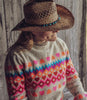 Bergen Of Norway Cashmere Sweater Rainbow Fairiste Leslie Hearts FW25