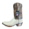 Black Jack Boots Men's White Caiman Belly Boots