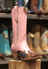 Black Jack Women's PINK LPKHT-8906-F5F5 Tooled Wingtip Boots SS25