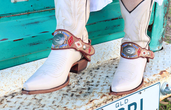 Boot Lassos Leather BL Aztec Concho SS25