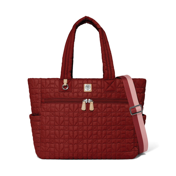 Brighton Amara Large Tote bag in Garnet H5534G SS26