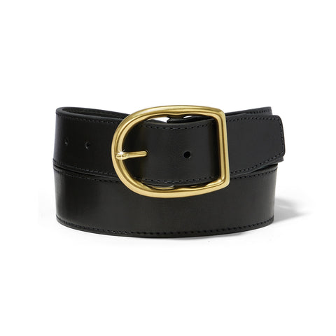 Brighton Eagle & Sun Etching Brown Leather Belt  30604
