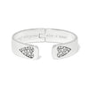 Brighton B You Silver Heart Bangle JF0381 SS26 - Saratoga Saddlery & International Boutiques