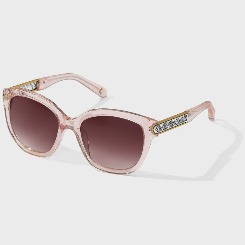 Brighton Intrigue Rosewater Clear Frame Pink Sunglass A13230