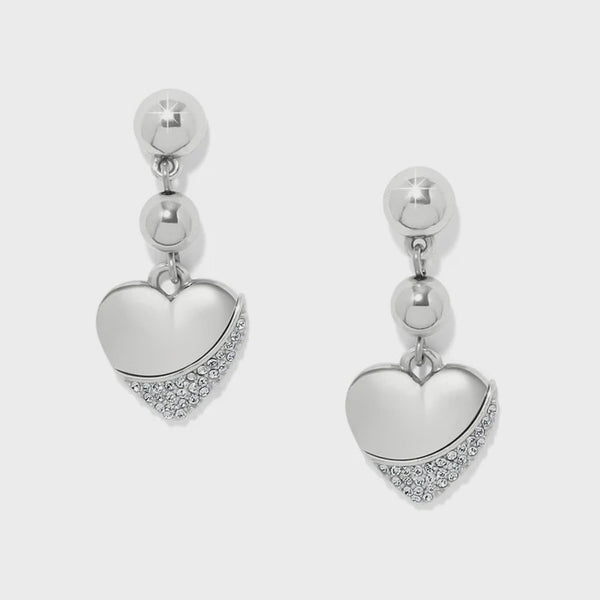Brighton Meridian Petite Heart Wave Post Earrings JA0273 SS26