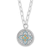 Brighton Mosaic Cerrillos Silver Necklace JM0039