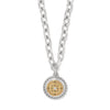 Brighton Mosaic Round Two Tone Pendant Necklace JM7713 SS26