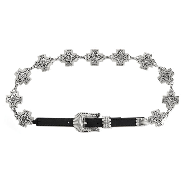 Brighton Nizhoni Cross Black Belt C51313 SS26
