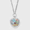 Women's Silver Locket Necklace by Brighton Reverie Bluebird Necklace JM0160