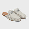 Brighton Sage Interlok Woven Mule White SS26