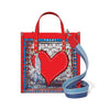 Brighton Striped Loved Vinyl Tote Bag D30347 SS26