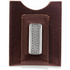 Brighton Salina Men's Leather Money Clip - Brown M1105