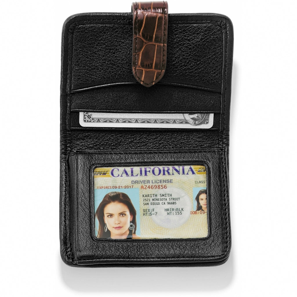 Brighton T10399 Black Chocolate Bellissimo Heart Small Wallet