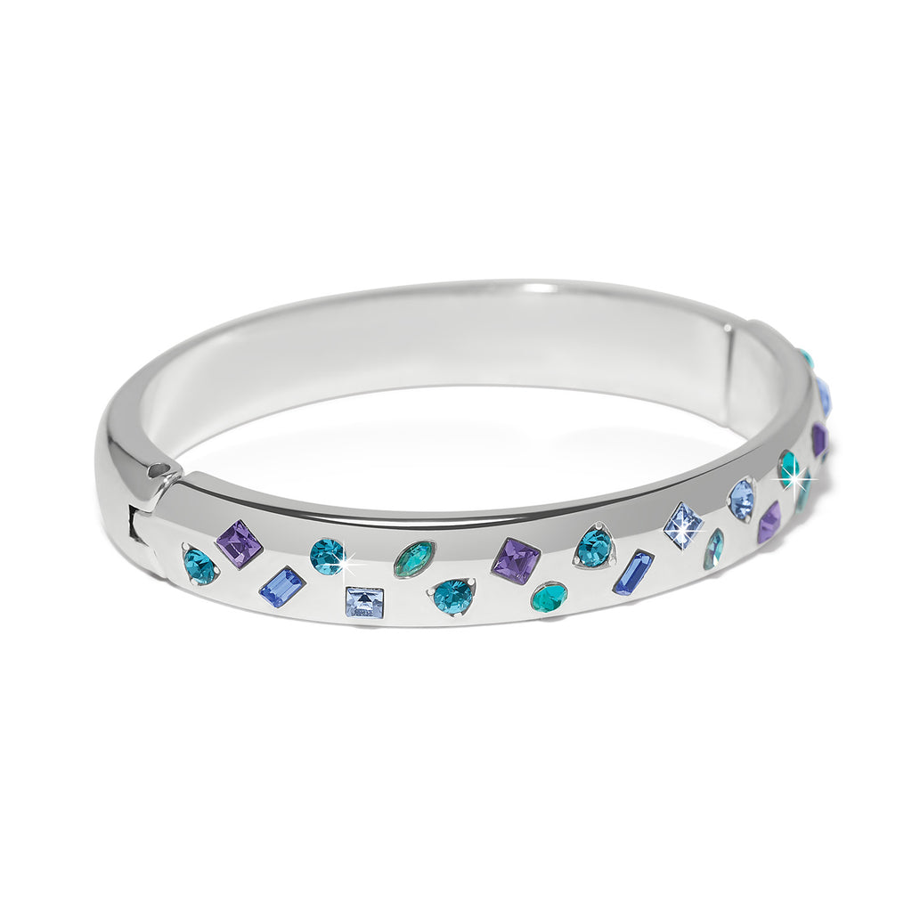 Brighton Women's Love Messages Silver Crystals Bangle JF0425