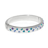Brighton Women's Love Messages Silver Crystals Bangle JF0425