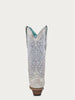 Corral C4103 LD White  Emb Crystal Tall Boots SS24