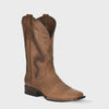 CIRCLE G L6028 Men's Tan Wide Square Toe Cowboy Boot SS23