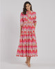 Jude Connally Maxi Dress in Pink Paradise Ikat Peony ON SALE!