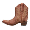 Circle G L6070 LD Bronze Emb Ankle Boots
