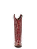Red Leather Tall Cowboy Boot Circle G by Corral Boots L6117