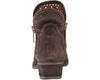 Circle G Q5019 Women's Brown Cutout Shortie Boot