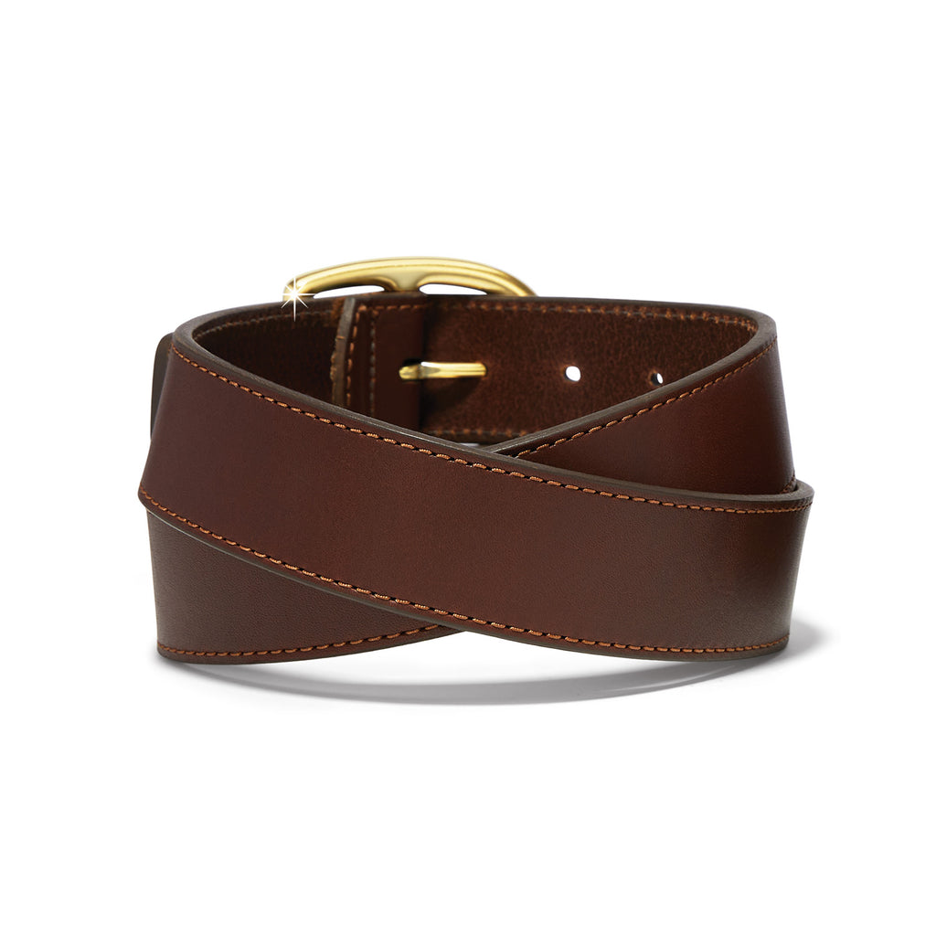 Brighton Ambrose Belt Cognac B60505 SS26