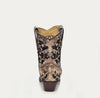 Corral Womens A4190 LD Brown Stud Crystal Ankle Boots