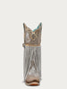 Women's Silver and Gold Metal Harness Crystal Fringe Cowboy Boots Corral A4514
