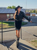 Women's Silver Black Metal Harness Fringe Crystal Boots by Corral A4599