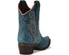 Circle G L6068 Women's Denim Blue Ankle Boots