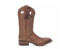 Men's Tan Square Toe Leather Cowboy Boot by Circle G L6293