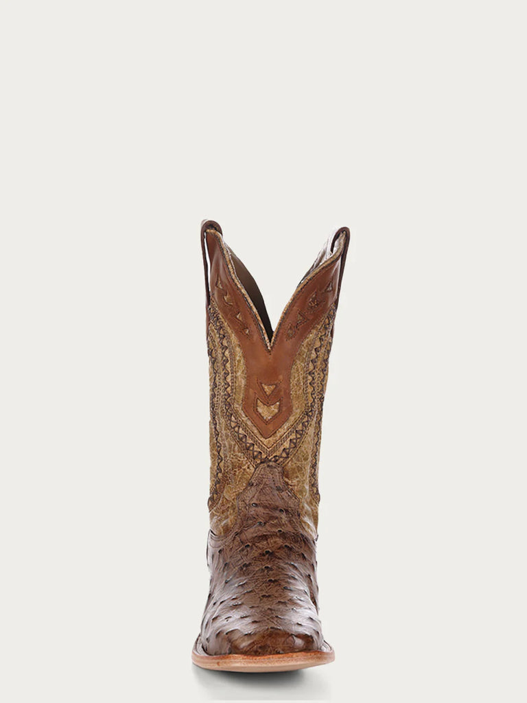 Corral Mens A4008 ORIX OSTRICH Square Toe Cowboy Boots
