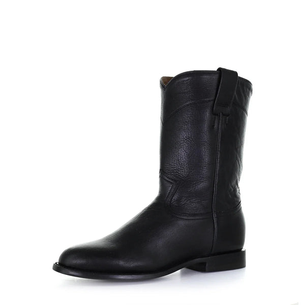 Corral Mens Black Roper Cowboy Boots Round Toe A4112 FW21 DISC - Saratoga Saddlery & International Boutiques