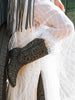 Women's Black Cowboy Boots with Crystals Inlay and Studs Corral A3752