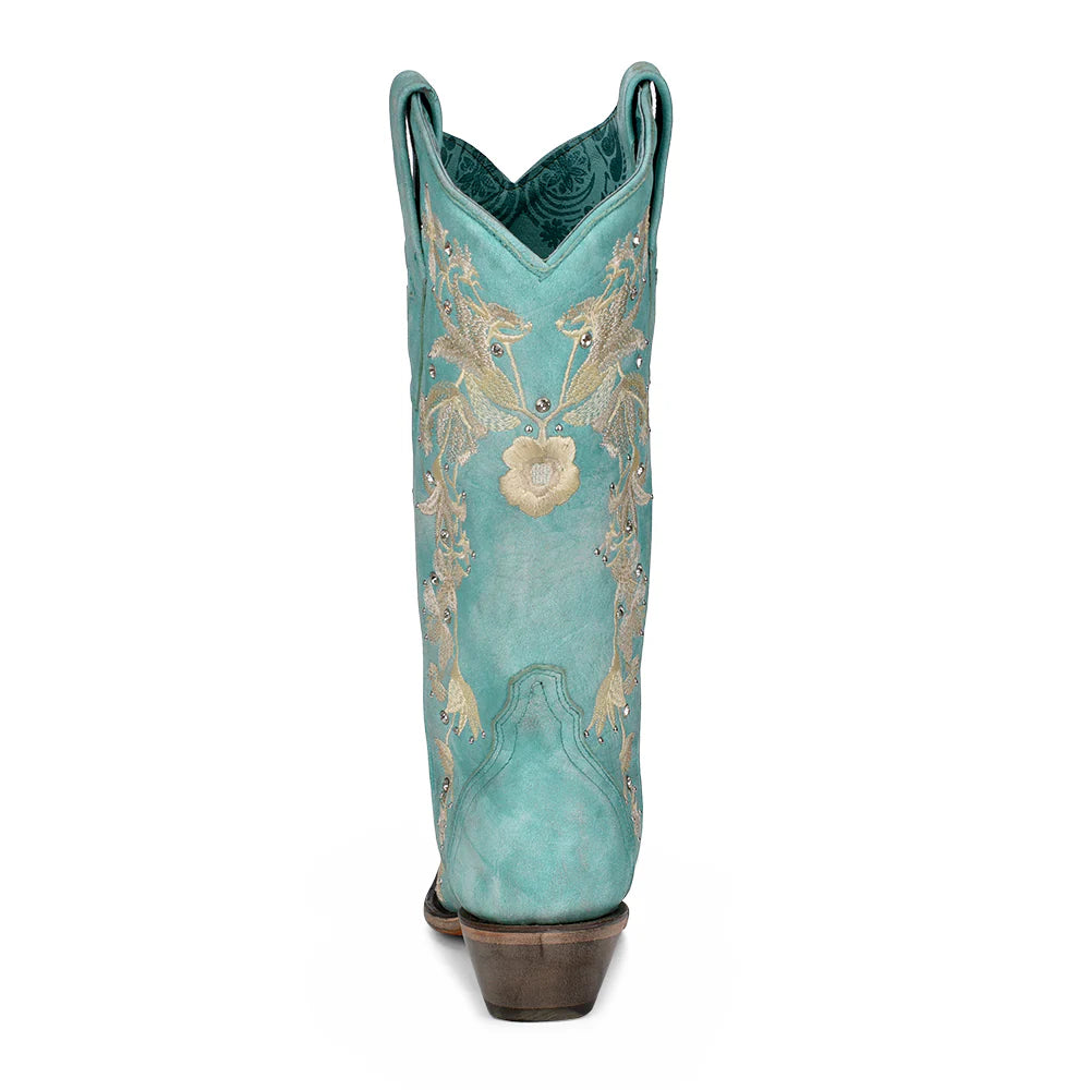Corral Women's Cowboy Boots in Turquoise A4239 - Saratoga Saddlery & International Boutiques