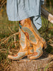 Corral Women's Sand Heart Wings Overlay COWBOY BOOTS A4235 SS22