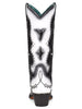 Corral Z0132 Women's Black and White Studs Cutout Cowboy Boots