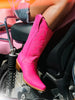 Corral Z5138 Ladies Pink Fuchsia Tall Cowboy Barbie Style Boots