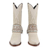 Cowboy Boot Accessories Leather Boot Harness Lassos Hummingbird White