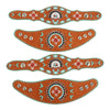 Cowboy Boot Accessories Leather Harness Boot Lassos Zuni Papaya SS25