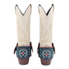 Cowboy Boot Accessories Leather Harness Boot Lassos Zuni Russian Blue