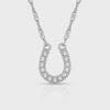 Montana Silversmith Crystal Clear Lucky Horseshoe Necklace NC62 FW26