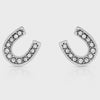 Montana Silversmith Crystal Clear Stuck on Luck Post Earrings ER808 FW26