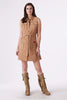 Double D Ranch Womens Suede Valley Trading Mini Dress